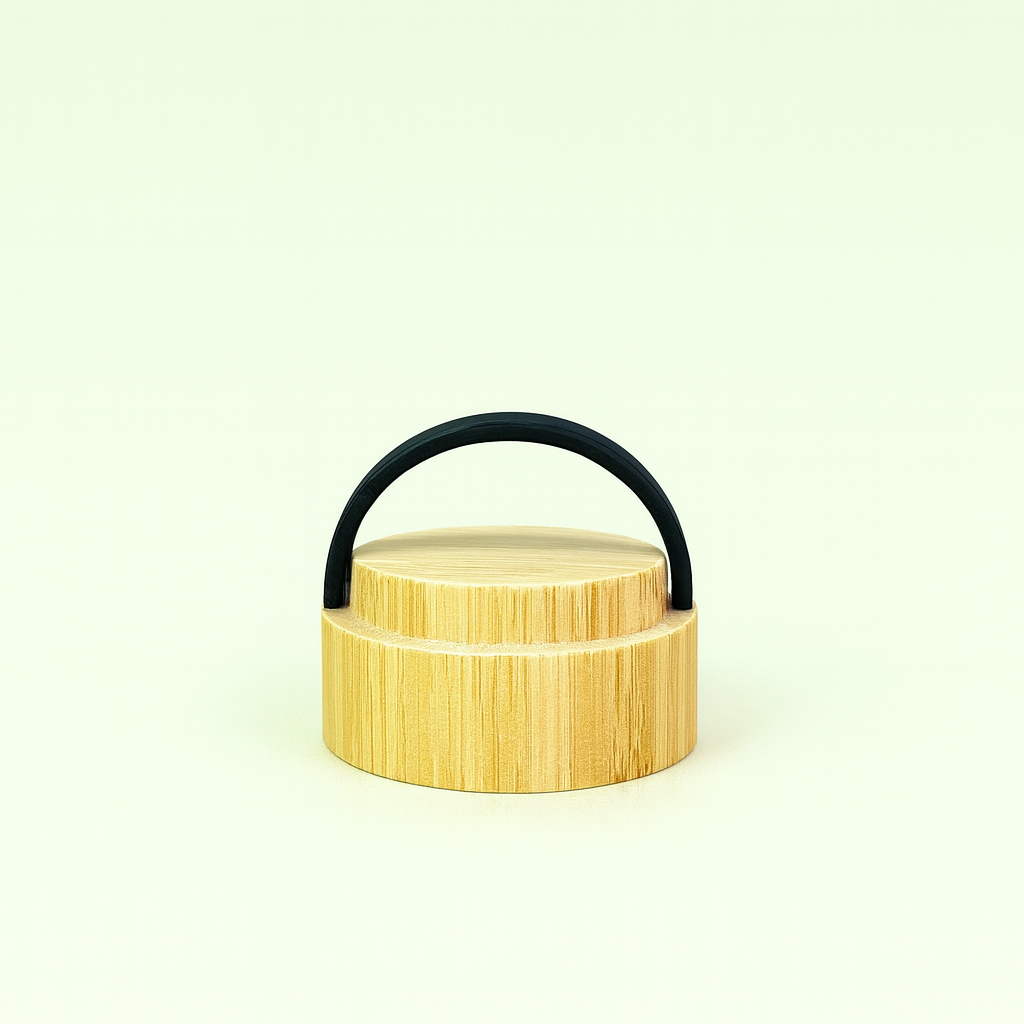 Eco-Friendly Bamboo & Stainless Steel Insulated Bottle – BPA-Free Vacuum Thermos with Tea Infuser