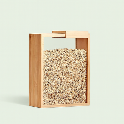 Bamboo Food Storage Container – 101oz / 3L – Stylish & Practical Kitchen Organization