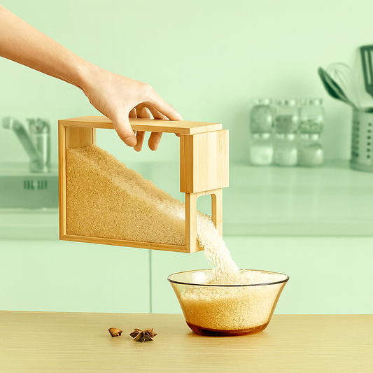 Bamboo Food Storage Container – 101oz / 3L – Stylish & Practical Kitchen Organization