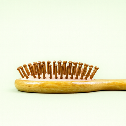 Natural Bamboo Hairbrush Set – Paddle, Wide-Tooth & Tail Combs for Women, Men & Kids – Detangling Gift Kit for All Hair Types