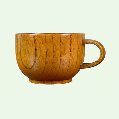 Handcrafted Wooden Cup – 200ml