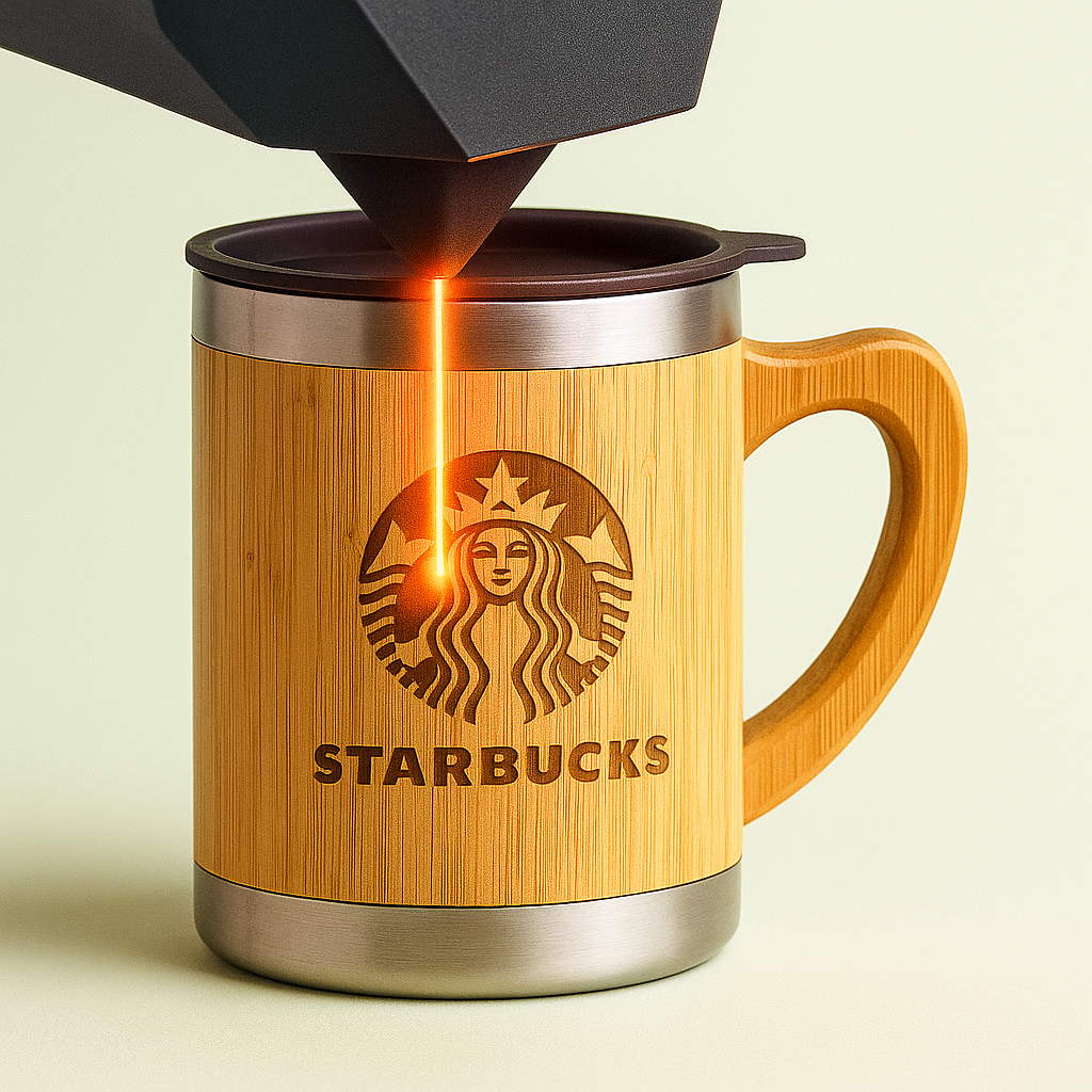 Natural Bamboo Stainless Steel Insulated Mug – 300ml