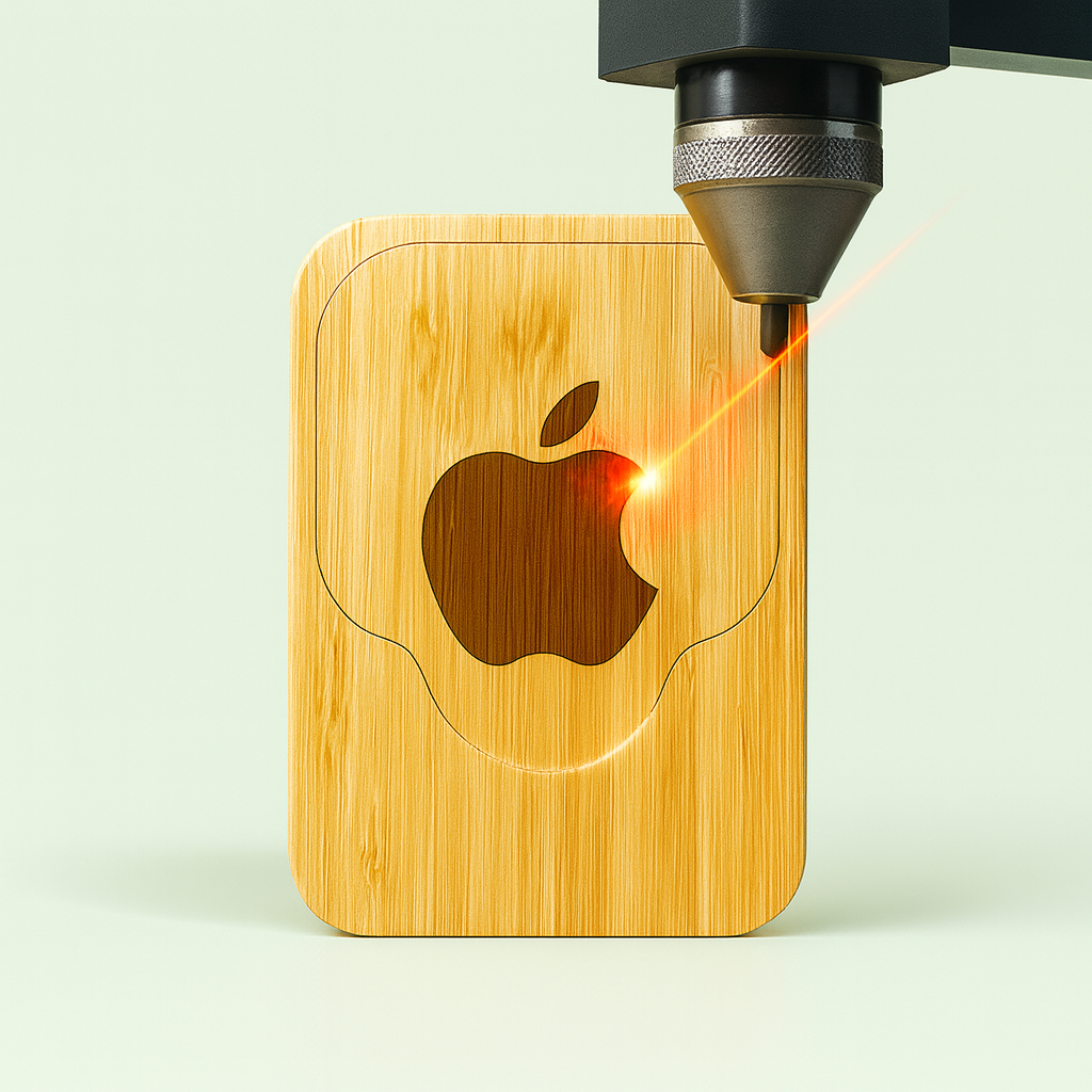 Multifunctional Bamboo Wireless Charger & Desk Organizer